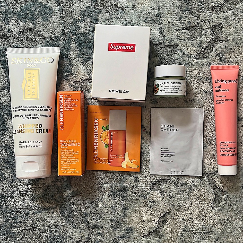 Mini skin and hair products and samples. Willing to sell products individually